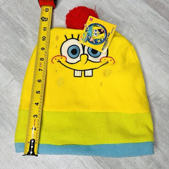 Nickelodeon Spongebob Squarepants And Patrick Reversible Beanie Cap Hat 8yrs Up - Picture 3 of 8